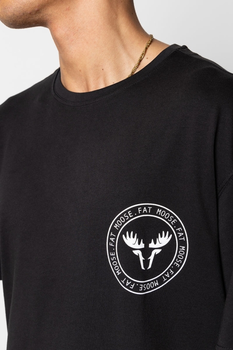 Fat Moose Toby T-shirt Black