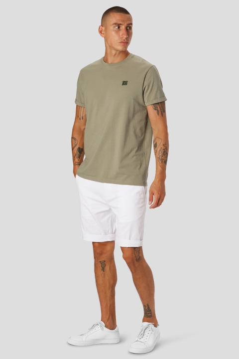 Clean Cut Copenhagen Basic Organic Tee Dusty Green Melangé