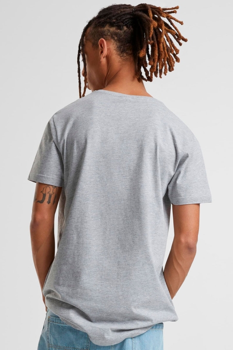 URBAN CLASSICS Shaped Long Tee Grey