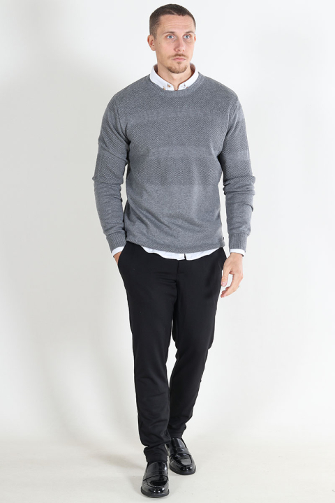 Kronstadt Hannes Cotton knit Lt Grey Mix