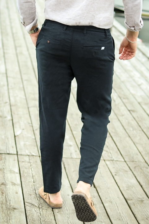 Selected Brody Linen Pants Black