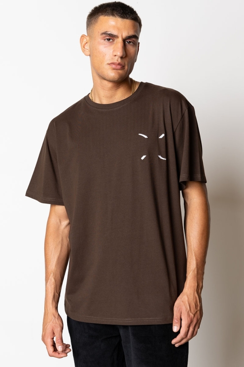 Clean Cut Copenhagen Clean organic T-shirt Dark Brown