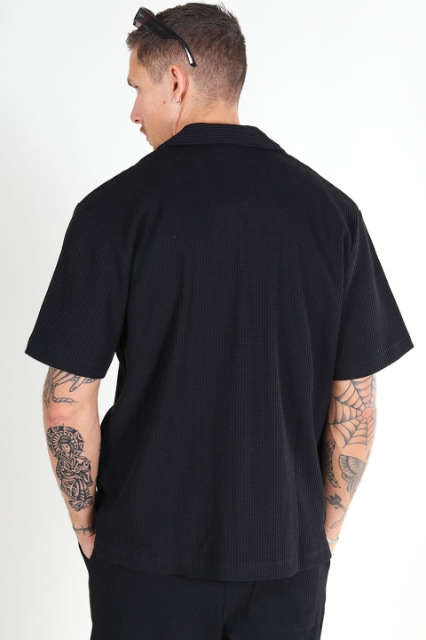 Selected Boxy Casper Shirt Black