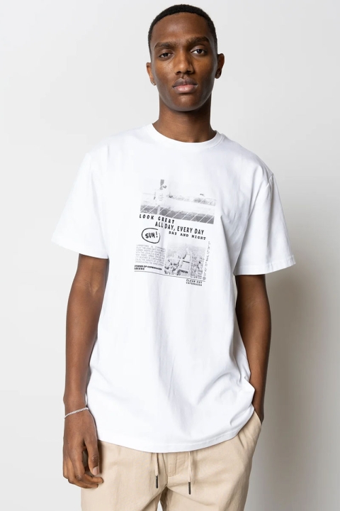 Clean Cut Copenhagen Søerne Organic Tee White