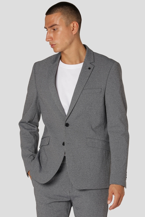 Clean Cut Copenhagen Milano Jersey Blazer Dark Grey Melange