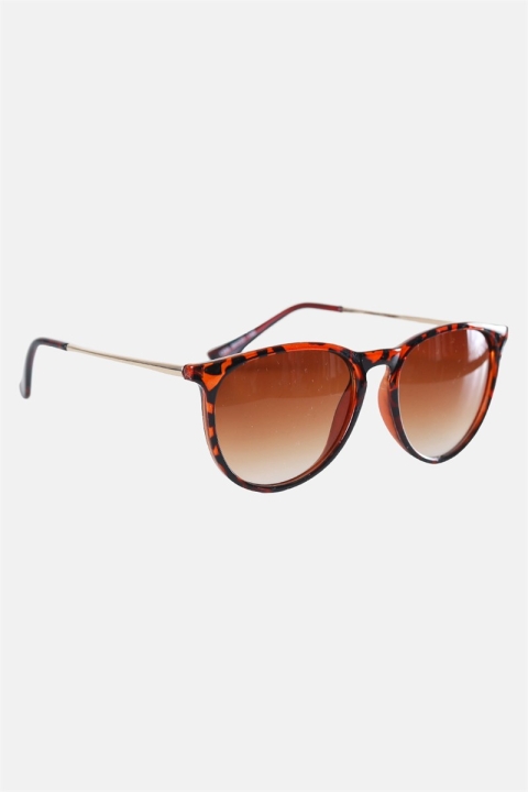 Fashion 1394 Sonnenbrille Brown Havana Gold Brown Gradient Lens