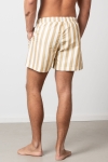 Clean Cut Copenhagen Swim Shorts Khaki Stripe