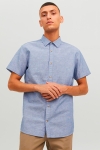 Jack & Jones Summer Linen Hemd SS Faded Denim