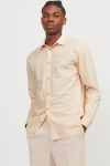 Jack & Jones Summer Linen Hemd LS Apricot Ice