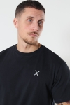 Clean Cut Copenhagen Cross Logo Organic Tee Black