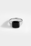 Northern Legacy Black Onyx SignatUhre Ring Silver