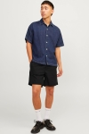 Jack & Jones Jaiden Summer Linen Shorts Black