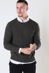 Jack & Jones EMIL KNIT CREW NECK Olive Night