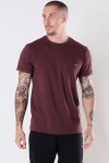 Clean Cut Copenhagen Kolding Organic Tee S/S Dark Plum