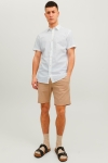 Jack & Jones Summer Linen Hemd SS White