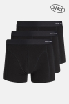 Jack & Jones BASIC BAMBOO TRUNKS 3 PACK Black Black - Black