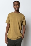 Clean Cut Copenhagen Thomas Knit Tee Dark Khaki