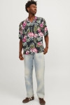 Jack & Jones Jeff AOP Resort Hemd SS Pink Nectar