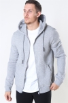 ONLY & SONS CERES ZIP HOODIE SWEAT Light Grey Melange