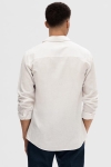 Selected Slim New Linen Shirt LS White