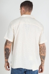 Jack & Jones Mina Jacquard Resort Shirt SS Buttercream