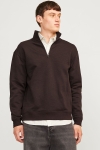 Jack & Jones Bradley Sweat Half Zip Mulch