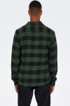 ONLY & SONS Gudmund LS Checked Hemd Forest Night