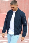 Jack & Jones RUSH BOMBER NOOS Navy Blazer