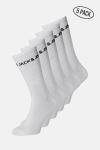 Jack & Jones JACBASIC LOGO TENNIS SOCK 5 PACK NOOS White