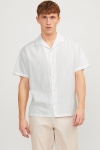 Jack & Jones Summer Resort Linen Hemd SS White