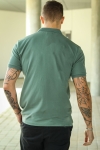 Selected Fave Zip Polo SS Agave Green