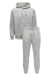 ONLY & SONS CERES PANT & HOODIE SET Light Grey Melange