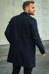 Jack & Jones Morrison Wool Coat Navy Blazer