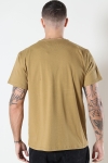 Clean Cut Copenhagen Cross Logo Organic Tee Dark Khaki