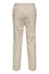 ONLY & SONS Sinus Loose Cotton Linen Pants Silver Lining