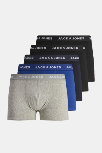 JACBASIC PLAIN TRUNKS 5 PACK A-24 TRUNKS