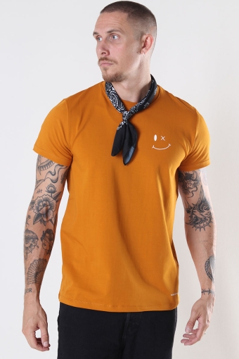 Patrick Organic Tee Rust Orange