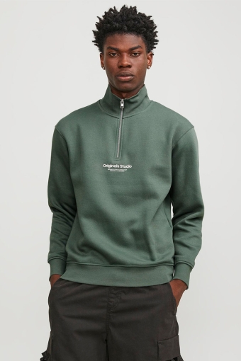 Vesterbro Sweat Half Zip Laurel Wreath