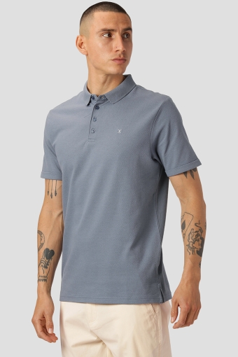 Silkeborg Stretch Polo Dusty Blue