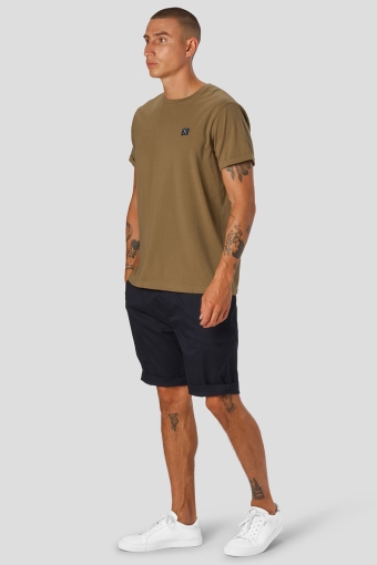 Basic Organic Tee Dark Camel