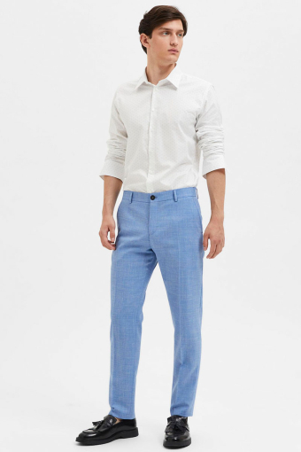 SLIM OASIS LINEN PANTS Light Blue