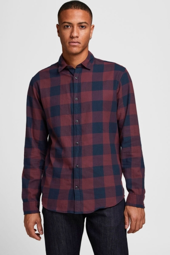 Gingham Twill Hemd L/S Port Royale