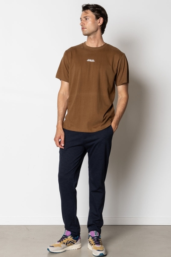 Cohen Brushed Tee SS Brown