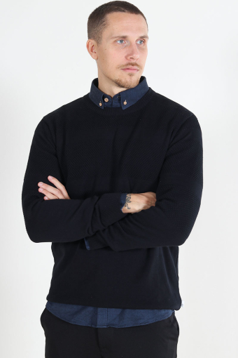 Hannes Cotton knit Black