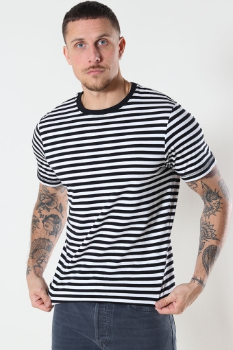 T-Hemd Striped Black/White