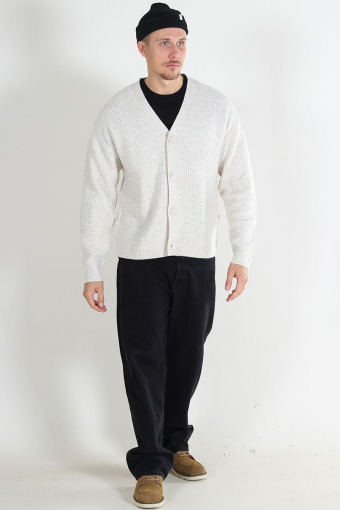 Ollie Waffle Knit Cardigan Moonbeam