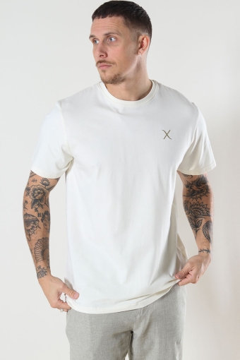 Cross Logo Organic Tee Ecru