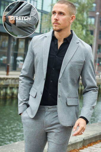 Comfort Suit - Medium Grey Melange