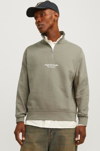 Vesterbro Sweat Half Zip Silver Sage