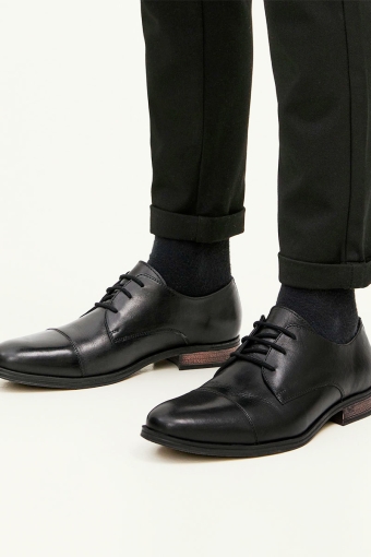 RAYMOND LEATHER SHOE Anthracite